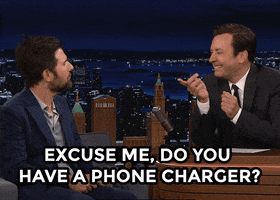 Tonight Show Phone Charger GIF by The Tonight Show Starring Jimmy Fallon