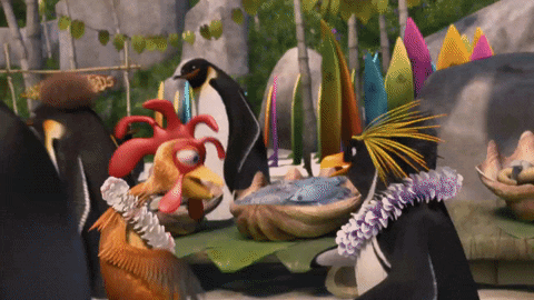 surfs up penguins GIF by Sony Pictures Animation