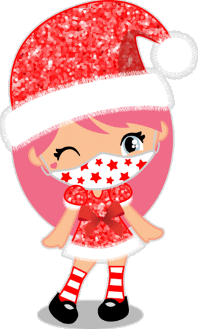 Feliz Navidad Girl Sticker by Nina en tu corazon