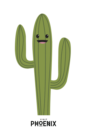 Cactus Dancing Sticker by Visit Phoenix