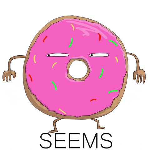 Suspicious Donut GIF