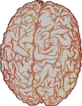 brain naked vibrating human beings GIF