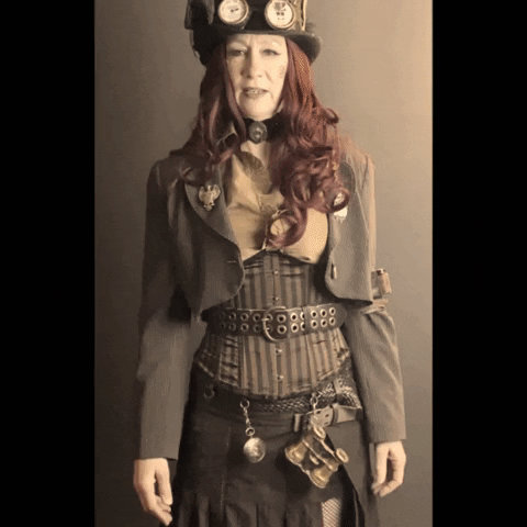 Bow Steampunk GIF by The Brass Harpies