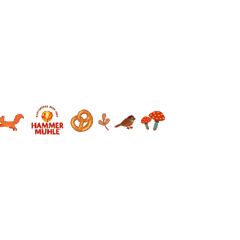 Herbst Glutenfrei Sticker by Hammermühle