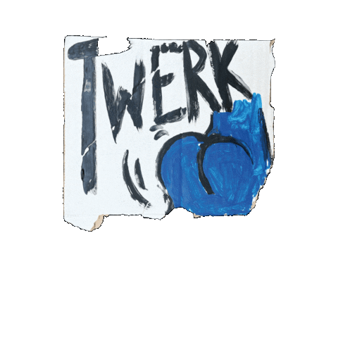 Twerk Pancarte Sticker by Paleo Festival