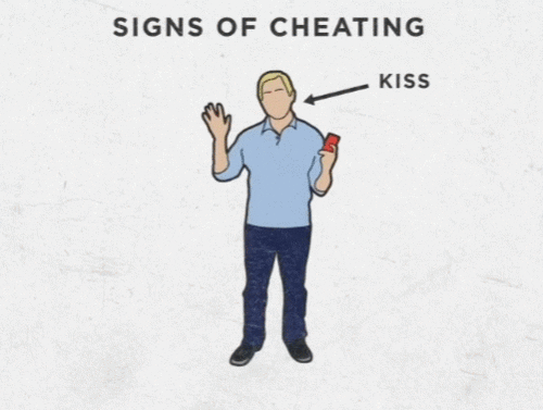Signs Of Cheating S Get The Best On Giphy