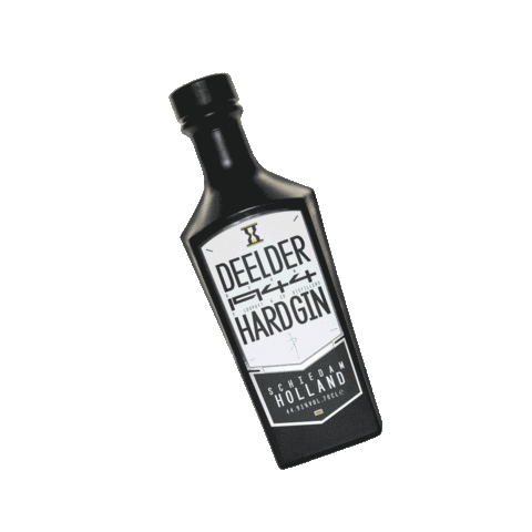 Jules Deelder Bottle Sticker by Loopuyt