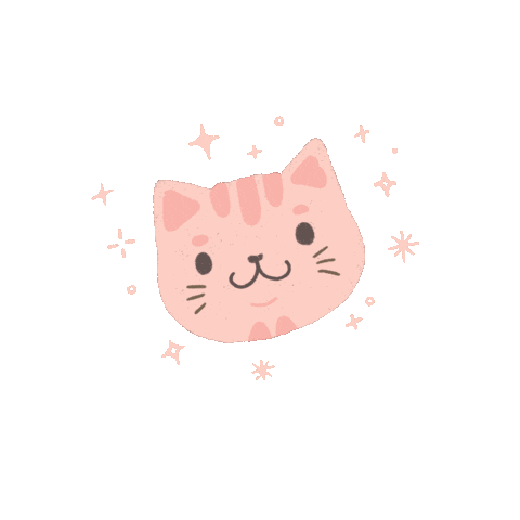 Cat Pink Sticker by jessthechen