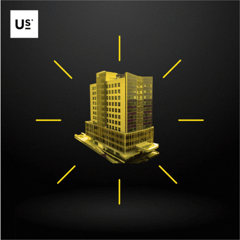 UnionSPACE travel building map compass GIF