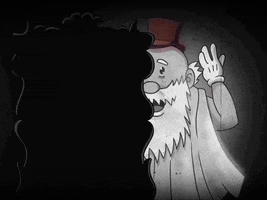 Black And White Cartoon Corrupted God GIF by TRASH GANG