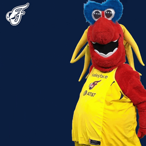 Mascot Celebrate GIF by Indiana Fever