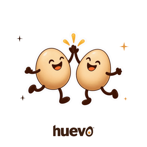 High Five Celebration Sticker by huevo