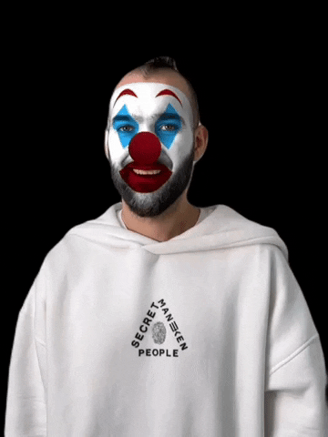 Clown Shame GIF by Иван Водка Медвед