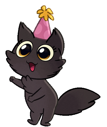 Happy Dance Sticker by Créu Cat