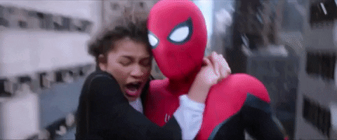Image result for spiderman gifs/ far from home