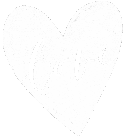 White Heart Love Sticker