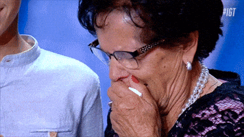 Tv Show Crying GIF by Italia's Got Talent