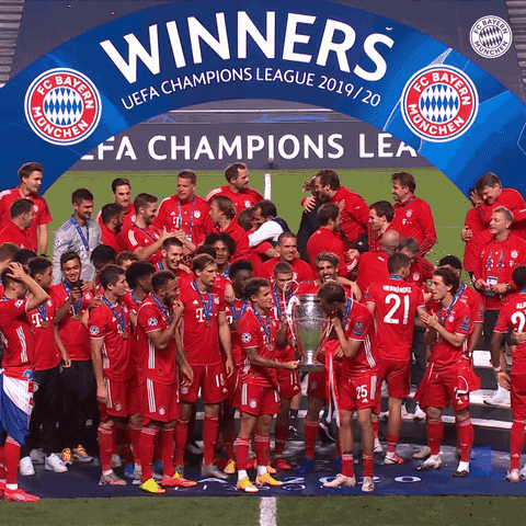 Champions League Football GIF by FC Bayern Munich