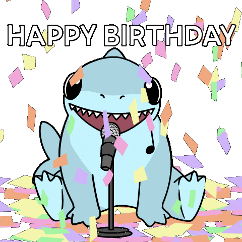 Happy Birthday Dancing Sticker by Ordinary Frends