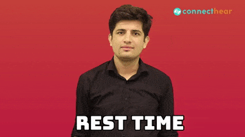 Slacking Sign Language GIF by ConnectHearOfficial