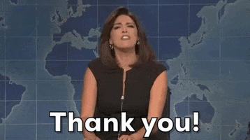 cecily strong thank you GIF by Saturday Night Live