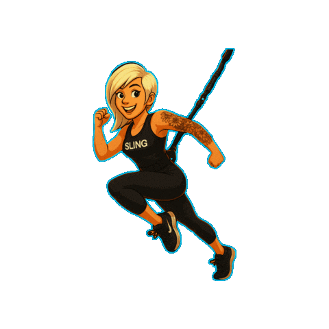 Fly Bungeefitness Sticker by Sling Bungee