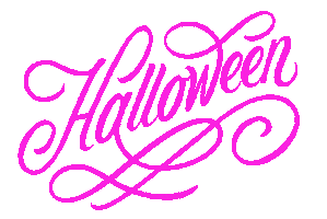 Halloween Lettering Sticker by SUPER NICE LETTERS