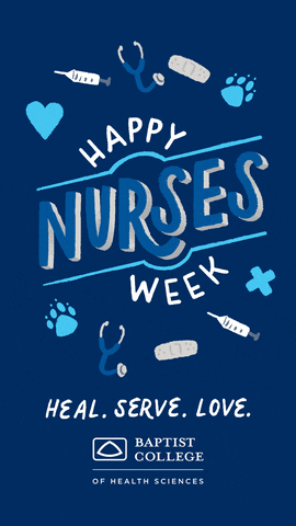 Nurses Week GIF by Baptist College of Health Sciences