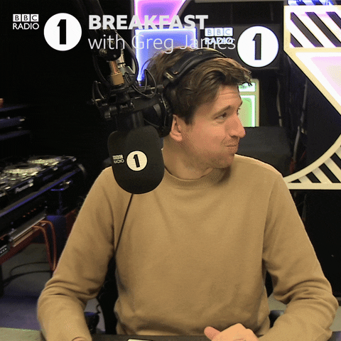 Greg James Radio 1 Breakfast GIF by BBC Radio 1