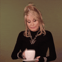 Wink Tea GIF by Dolly Parton