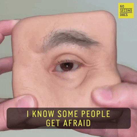Scared See Me GIF by 60 Second Docs