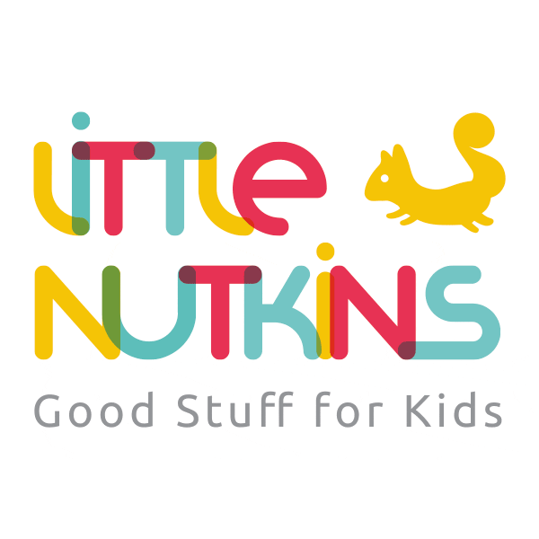 Logo Rainbow Sticker by Little Nutkins