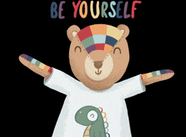 Happy Love Yourself GIF by Bear Autism