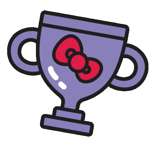 Racing Win Sticker by Hello Kitty