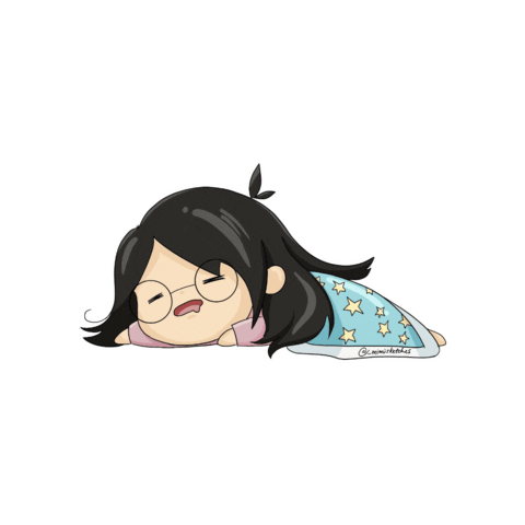 Tired Sticker