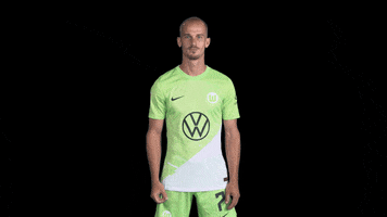 Happy Football GIF by VfL Wolfsburg