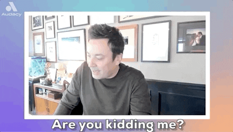 Are You Kidding Me Jimmy Fallon GIF by Audacy - Find & Share on GIPHY