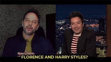 Chatting Harry Styles GIF by The Tonight Show Starring Jimmy Fallon