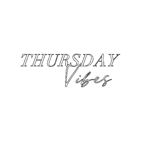 Thursday Vibes Sticker by The Brand Vibe