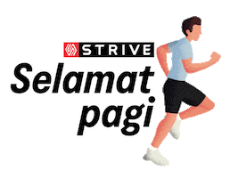 Good Morning Sticker by Strive Indonesia