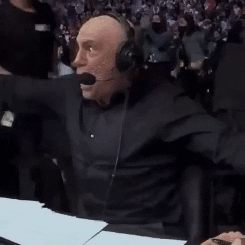 Giphy - Joe Rogan Reaction GIF by UFC