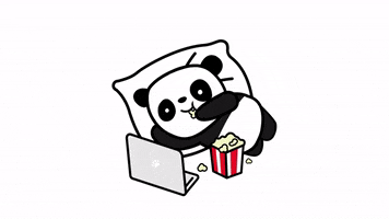 Work From Home Popcorn GIF by The Cheeky Panda