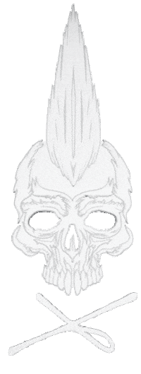 Skull Sticker by xianzone