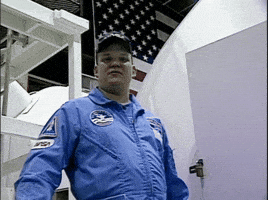 Andy Richter Salute GIF by Team Coco