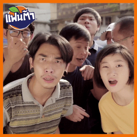 Happy Oh My God GIF by Fanta Thailand