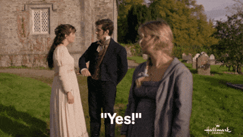 Pride And Prejudice Yes GIF by Hallmark Channel