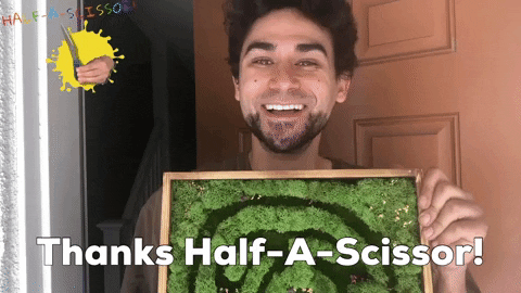 Thanks Half-A-Scissor GIF - Find & Share on GIPHY