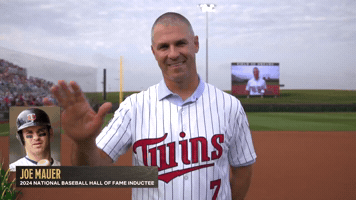 Waving Minnesota Twins GIF by MLB