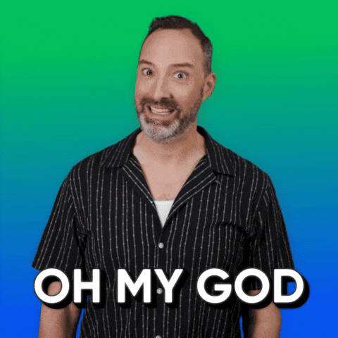 Oh My Gosh Omg GIF by Tony Hale