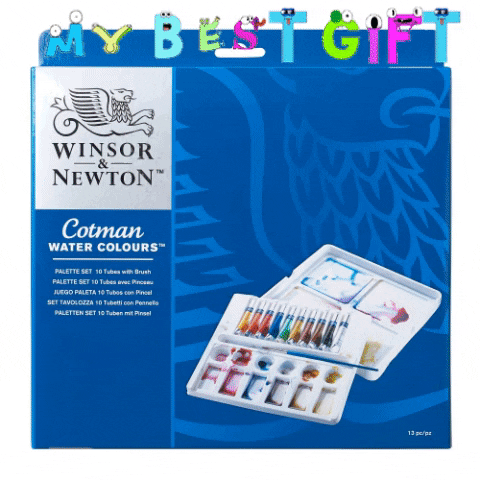 winsorandnewton gift new year water color water colour GIF